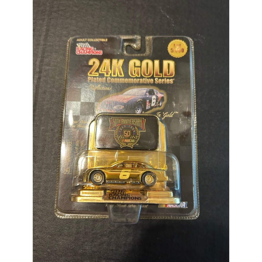 Racing Champions 24k Gold‎ Plated Commemorative Series 50th Anniversary #6